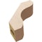 Ekena Millwork 3-inch W x 8-inch D x 8-inch H Stanfield Rough Cedar Woodgrain TimberThane Knee Brace, Primed BRCUR03X08X08STARCPR - alternate 4